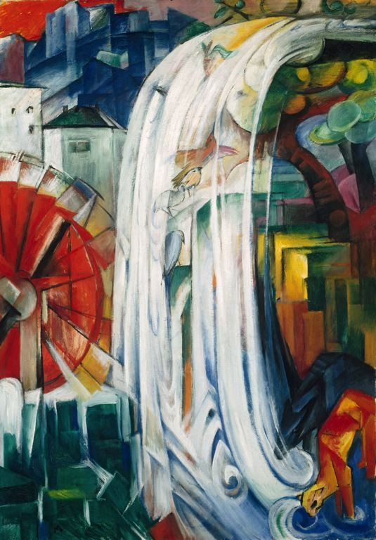 The_Bewitched_Mill_by_Franz_Marc_1913