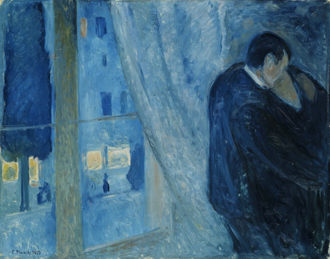 Edvard_Munch_-_Kiss_by_the_window_(1892)